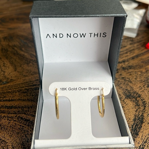 And now this Jewelry - And Now This 18k gold over brass